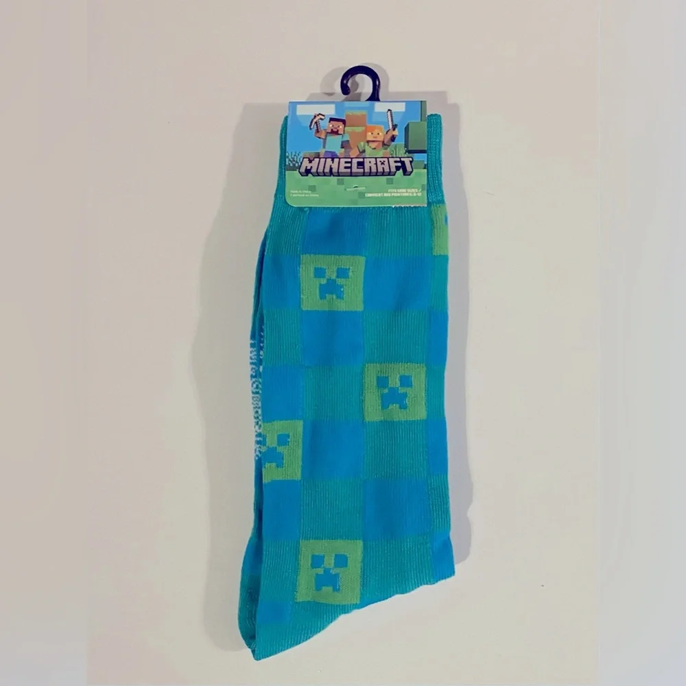 Fun Novelty Socks Featuring Minecraft